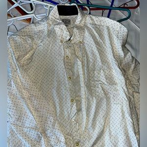 J crew patterned washed long sleeve button up